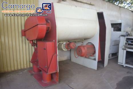 REF-1799 AMASADORA DE PAN CON VOLCADOR ESMACH EN ESPIRAL 120KG dough  kneader for sale Spain Archena, NP28199