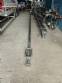 Flexible helical screw conveyor made of stainless steel, 7500 mm, with a spring.