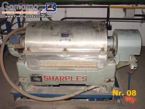 Decanter centrifuge in 316 L stainless steel, Sharples