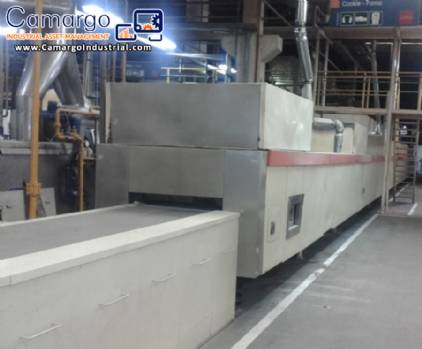 Industrial continuous furnace for crackers cookie gas