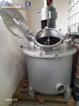 Internal jacketed reactor in stainless steel 500 liters