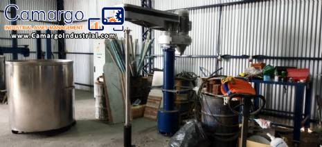 Mixer for cowles liquids with tanks Semco