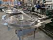 Masipack 1200 mm stainless steel rotating accumulator table