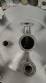 Jacketed stainless steel funnel tank with conical bottom