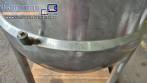 Stainless steel cooking pot, 300 liters.