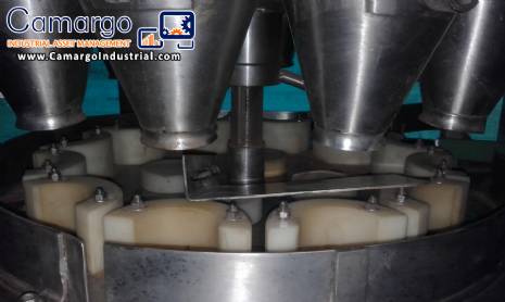 Automatic full line for packing olives mushrooms