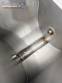 Stainless steel meat grinder with size 98 opening.