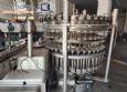 Stainless steel rotary filling machine for carbonated beverages and soft drinks, 42 nozzles, KHS with Zegla washer.