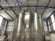 Stainless steel tank for storage and agitation, 2000 liters.