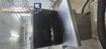 Ibrasmak meat block cutter/breaker with Simetria grinder and conveyor belt.