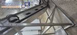 Ibrasmak meat block cutter/breaker with Simetria grinder and conveyor belt.