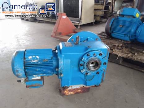 Gearbox with 5 HP SEW-Eurodrive motor