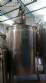 Stainless steel tank for 1,500 liters jacketed with agitator