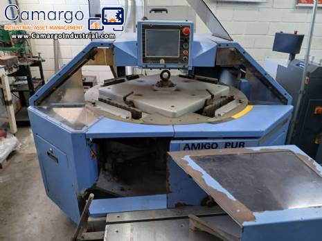 Muller Martini automatic square spine graphic gluing machine