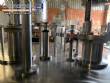 Gravimetric rotary filling machine in stainless steel with cabin