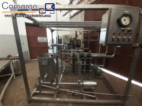 Stainless steel plate pasteurizer 10.000 L West Equipamentos
