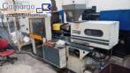 Injection molding machine for PS pots and lids 80 tons Himaco with Refrisat chiller