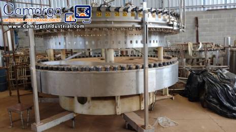 Stainless steel rotary filling machine for KHS monobloc carbonated drinks