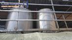 Mixing tank with platform in 316 stainless steel, 1500 liters and 2500 liters.