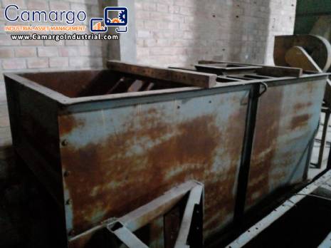 Carbon steel ribbon blender mixer 1.500 kg