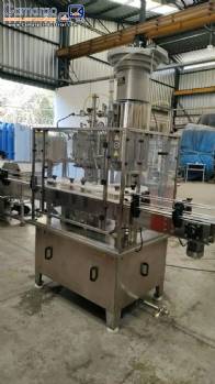 Saumec bottle washing and capping machine