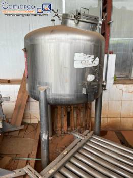 Stainless steel deaerator tank APV