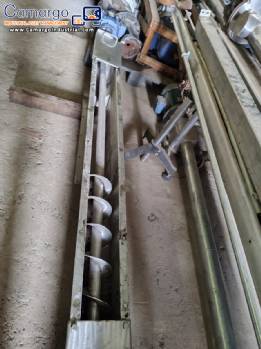 Stainless steel screw conveyor