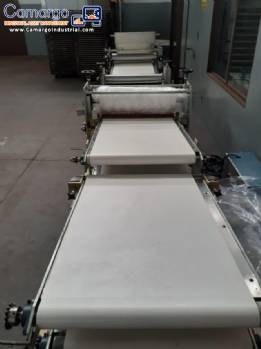 Biscuit laminating and molding line, biscuit laminator, molder GR M�quinas