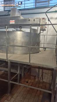 Tank for cheese production and coagulation 5.000 L