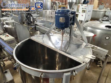 Stainless steel tank for 500 L