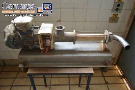 Internal stainless steel helical pump Netzsch