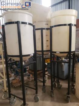Polyethylene storage tanks