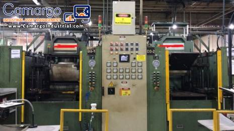 Double press for vulcanizing technical rubber parts TUNG YU 250 tons