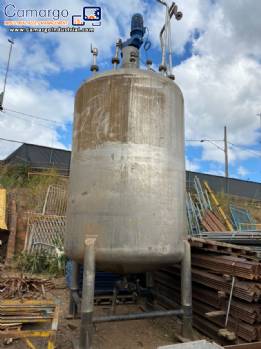 JEMP 10,000 liter stainless steel mixing tank