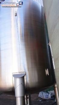 Stainless steel jacketed tank