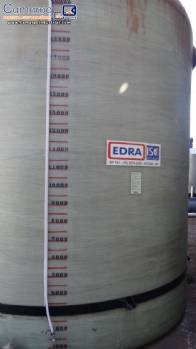 Reservoir tank in fiberglass for 25,000 L