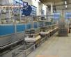 Tunnel kiln with trolleys for firing ceramic tiles