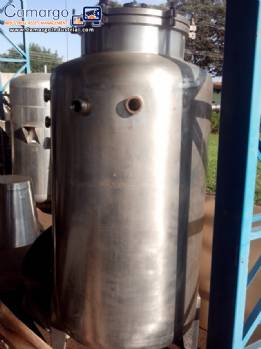 Coated stainless steel tank