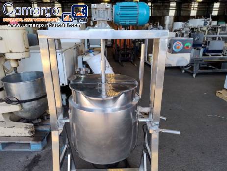 50 liter stainless steel jacketed cooking pot