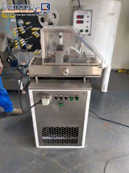 Cacautec covering machine with tempering machine