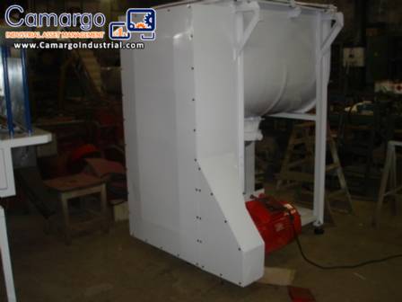 Industrial ribbon blender mixer 600 liters in stainless steel