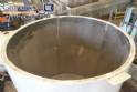 Internal jacketed tank in stainless steel 2190 liters