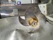 Stainless steel meat cutter processor with rotating knives