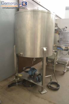 Oil heating tank 650 liters MCI