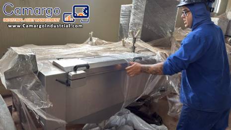 Automatic gizzard processor, 7,000 units per hour, Usinox, year 2020