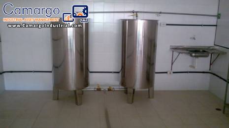 Tanks made of stainless steel