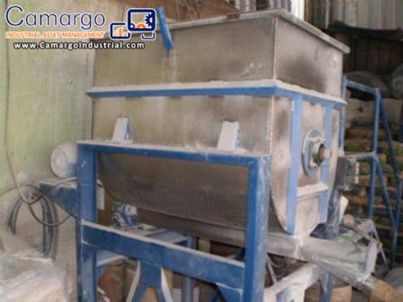 Machine ribbon blender