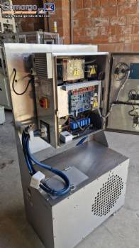 Automatic stainless steel induction lid sealer for GRC jars and bottles