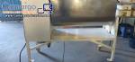 Horizontal paddle mixer in stainless steel, 200 liters, 2 HP.
