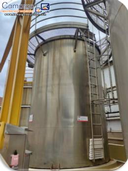 Ricefer Stainless steel storage tank reservoir, 27,000 liters